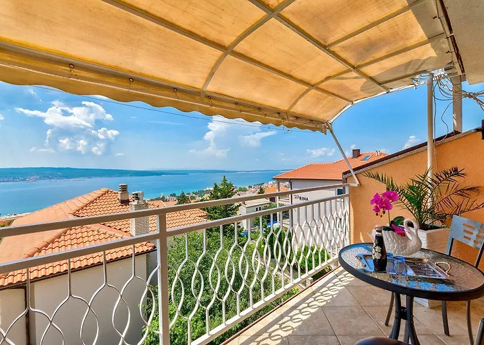 Helles Nur 500 Meter Zum Mit Meerblick, Parkplatz, Waschmaschine * Crikvenica